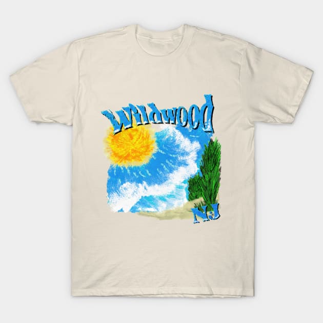 Wildwood NJ T-Shirt by DJDannerDesigns